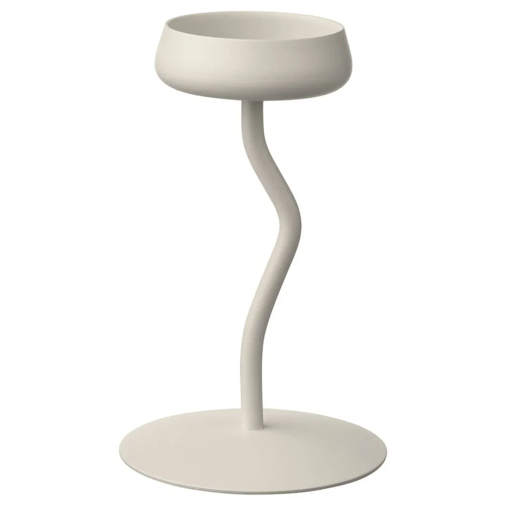 New ! Ikea Steel Candle Holder White 9